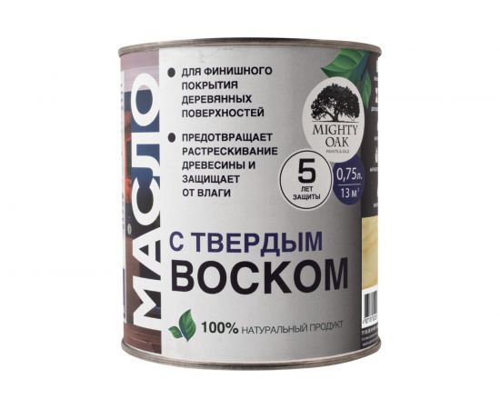 Масло с твёрдым воском Mighty Oak (можжевельник; 0.75 л) MO143 
