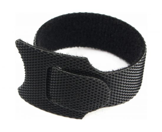 Хомуты-липучки Cablexpert на основе ленты Velcro 125x11 мм, черные, 12 шт. VT-125x11BK 
