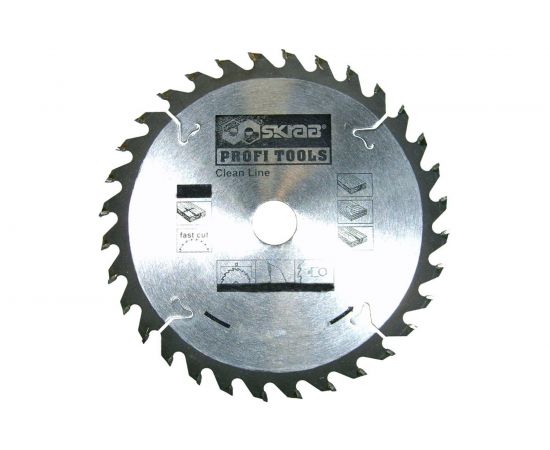 Диск пильный по дереву CLEAN LINE (125х22.2 мм; 30Т) SKRAB 34114 