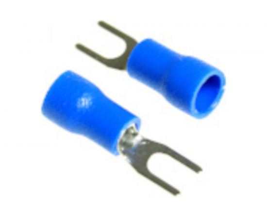 Вилочная изолированная клемма Nord-Yada 3.2мм 1.5-2.5кв.мм (синяя) 906345 
