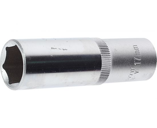 Головка торцевая 6-гранная 17 мм, 1/2"", глубокая L=75 мм ROCKFORCE RF-5457717 