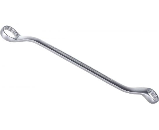Накидной изогнутый гаечный ключ 24х27мм Зубр ПРОФИ 27132-24-27 