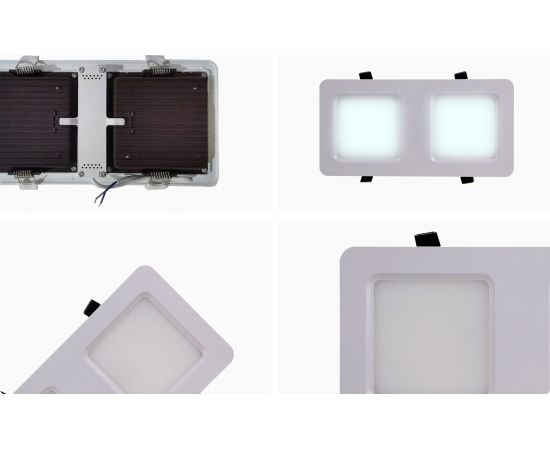 Светодиодный встраиваемый светильник Apeyron Грильято, 24Вт, 2400Лм, 6500К, 150х300х27мм. 42-018 – изображение 16