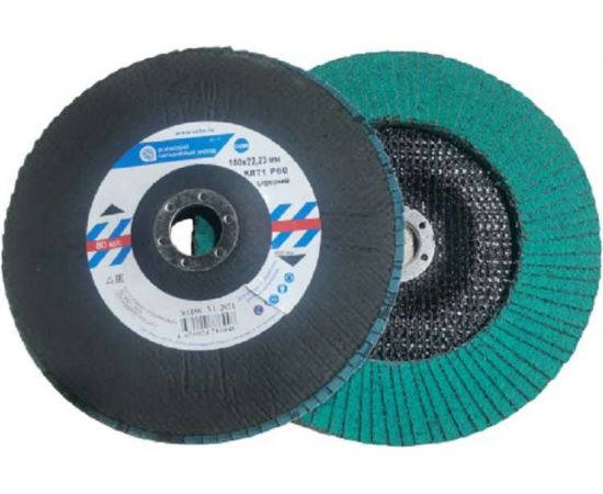 Круг лепестковый торцевой (180х22.23 мм; цирконий; P60) ОАО Волжский абразивный завод Н0156510 – изображение 2