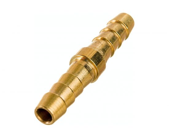 Штуцер двухсторонний елочка 6 мм - 6 мм Pegas pneumatic 3404 – изображение 2