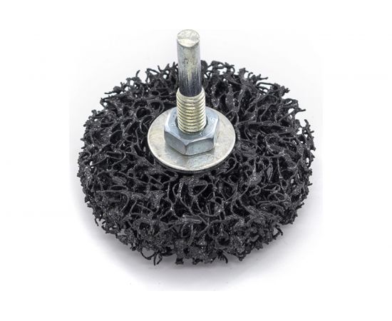 Круг зачистной полимерный коралловый со штифтом Black (63х15х6 мм; зернистость грубая coarse) РемоКолор 37-1-407 – изображение 2