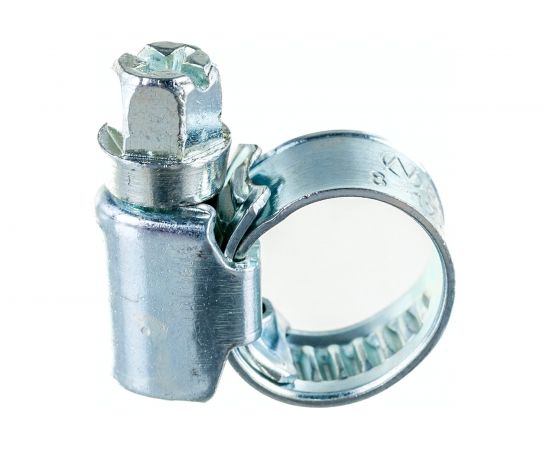 Червячный хомут Nord-Yada 8-12 мм, оцинк. сталь 904412 – изображение 2