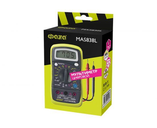 Цифровой мультиметр ФАZА MAS838L 5000513 – изображение 3