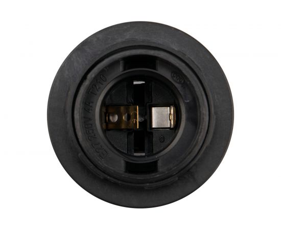 Термостойкий подвесной патрон REXANT пластиковый с кольцом Е27 черный 11-8826 – изображение 3