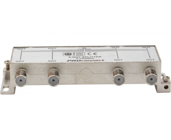 Делитель ТВ PROconnect на 8 выходов F разъём 5-1000 МГц 05-6025 – изображение 3