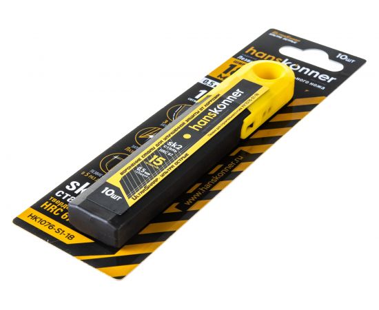 Лезвия (10 шт; 18 мм) Hanskonner HK1076-S1-18 – изображение 3