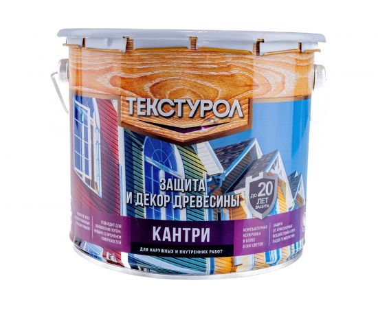 Антисептик Текстурол КАНТРИ база А, белый, 2.7л 90003591491 – изображение 3