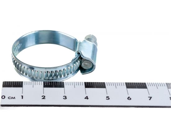 Червячный хомут Nord-Yada 20-32 мм, оцинк. сталь 904416 – изображение 4