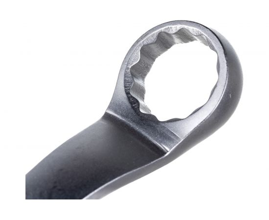 Накидной изогнутый гаечный ключ 24х27мм Зубр ПРОФИ 27132-24-27 – изображение 4