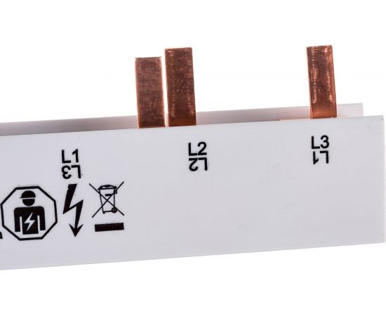 3-фазная шина ABB PS3/12 12 модулей, 63А 2CDL230001R1012 – изображение 4