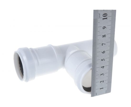 Канализационный тройник RTP D 32х32 мм, 87 град, белый 27532 – изображение 4