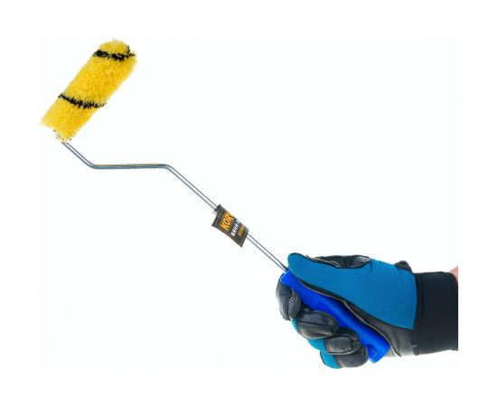 Мини-валик KORVUS с удлиненной ручкой, полиакрил, 11х100х15 мм 0312101 Лк-00007281 – изображение 4