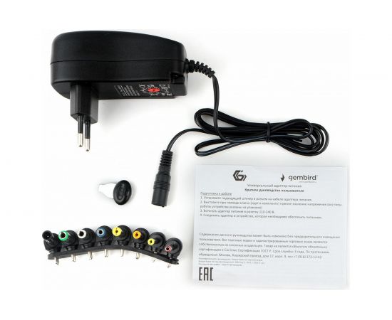 Универсальный адаптер питания Gembird 30Вт 8 штекеров NPA-AC5 – изображение 5
