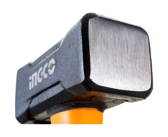 Кувалда INGCO с фибергласовой рукояткой, 1кг HSTH81802 – изображение 7