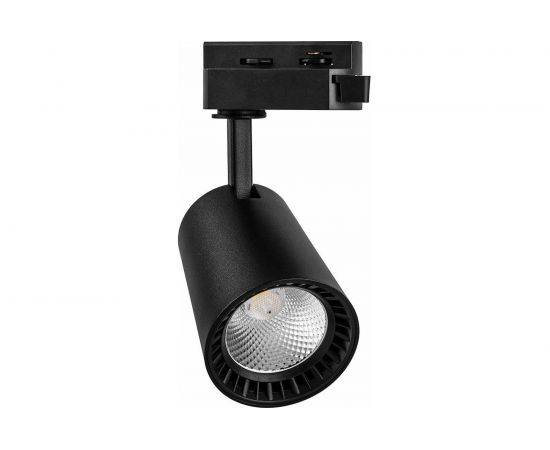 Светодиодный трековый однофазный светильник FERON AL100 на шинопровод 30W 4000K черный 41608 