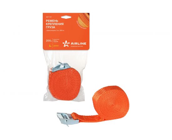 Ремень крепления груза с фиксатором (3 м, 200 кг) Airline AS-T-01 