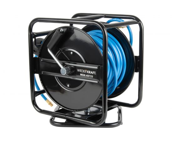 Катушка ручная с пневмошлангом и брс (8х12 мм; 30 м) WIEDERKRAFT WDK-65723 