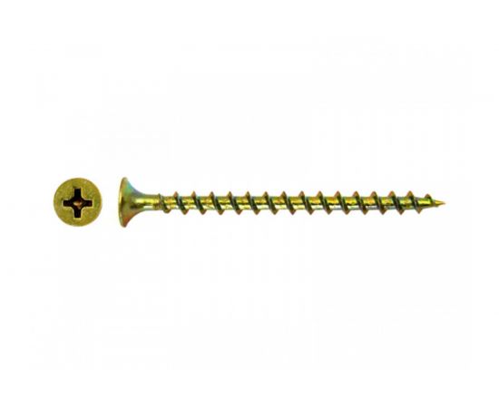 Саморез КРЕП-КОМП жёлтый цинк PH-2 по дереву 4,2х76 2500 шт ждп7642 