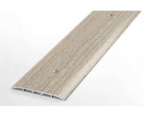 Порог прямой алюминиевый (60 мм; 0.9 м; декоративный; дуб беленый) Лука УТ000012533 