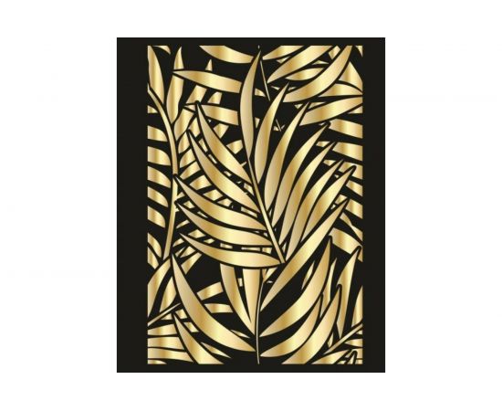 Пластиковый трафарет Luxart Template Листья 1, 60х40 см, толщина 1,5-2 мм TR25P6040 