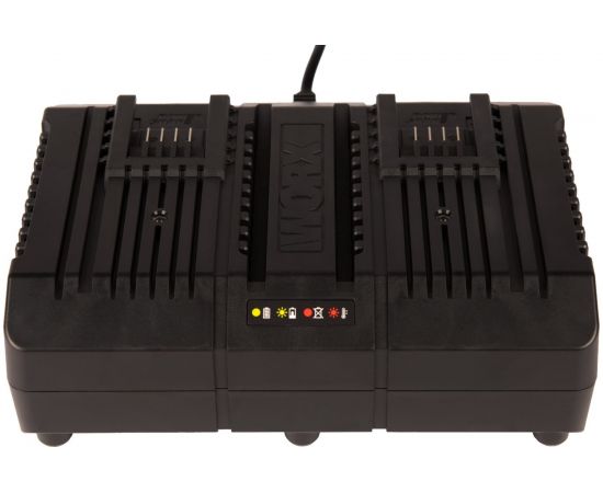 Двойное зарядное устройство WORX WA3883, 20В, 2*2A – изображение 2