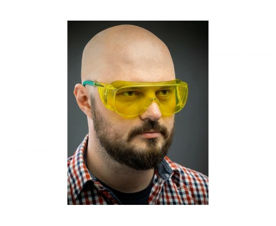 Защитные очки KRAFTOOL Ultra желтые 110462 – изображение 2