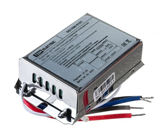 Комплект для беспроводного управления освещением TDM ПУ1-МK-1 1 канал "Уютный дом" SQ1508-0101 – изображение 2