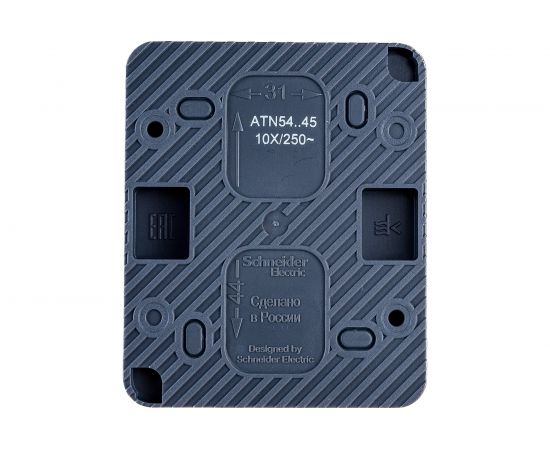 Розетка Schneider Electric AtlasDesign PROFI IP54 открытой установки с заземлением со шторками 16А 250B ATN544045 – изображение 2