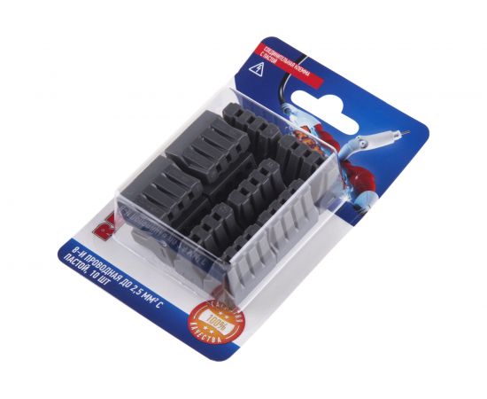 Соединительная 8-и проводная клемма REXANT с пастой 0,75-2,5 мм2 10шт 06-0209-B10 – изображение 2