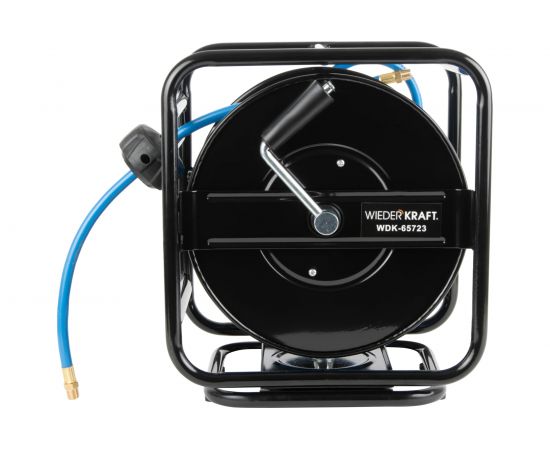 Катушка ручная с пневмошлангом и брс (8х12 мм; 30 м) WIEDERKRAFT WDK-65723 – изображение 2