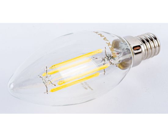 Филаментная диммируемая лампа REXANT Свеча CN35 7.5 Вт 4000K E14 604-088 – изображение 2