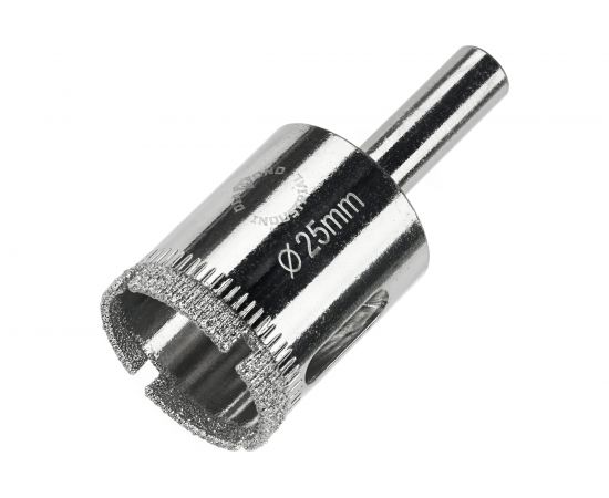 Коронка алмазная по керамике, плитке и стеклу 25 мм Diamond Industrial DIDCBC025 – изображение 2