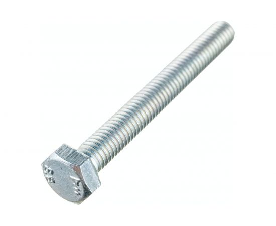 Болт Стройметиз М6х50 DIN 933, класс прочности 8.8, цинк уп. 4 шт 3021281 – изображение 3