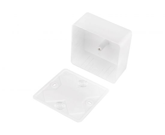 Распаячная коробка REXANT открытой установки для кабель-канала 100x100x50 мм белая IP40 28-3074 – изображение 3