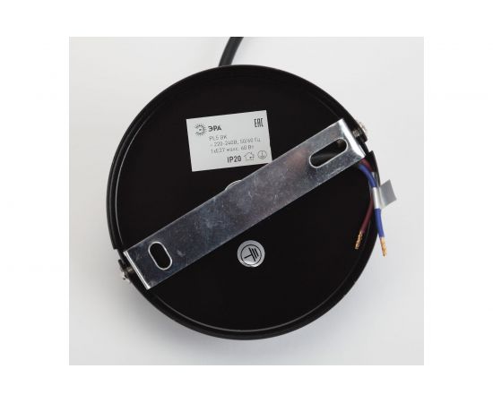 Металлический подвес ЭРА PL5 BK E27, max 60W, d110 мм, черный Б0037452 – изображение 3