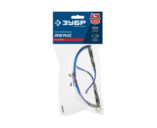 Облегченные защитные очки ЗУБР Барьер прозрачные 110487 – изображение 3