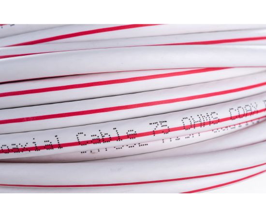 Коаксиальный кабель DORI SAT-50 на F-разъёмах 10 м + переходник на TV 40026 – изображение 3