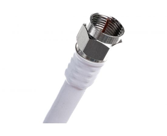 Коаксиальный кабель DORI SAT-50 на F-разъёмах 10 м + переходник на TV 40026 – изображение 4
