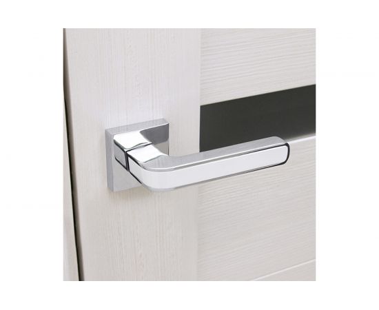 Раздельная ручка Fuaro NEO DM CP/WH-19 хром/белый 33167 – изображение 4