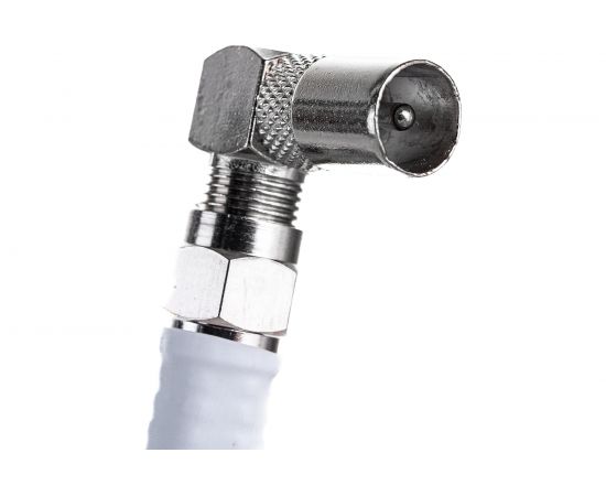 Коаксиальный кабель DORI SAT-50 на F-разъёмах 10 м + переходник на TV 40026 – изображение 5