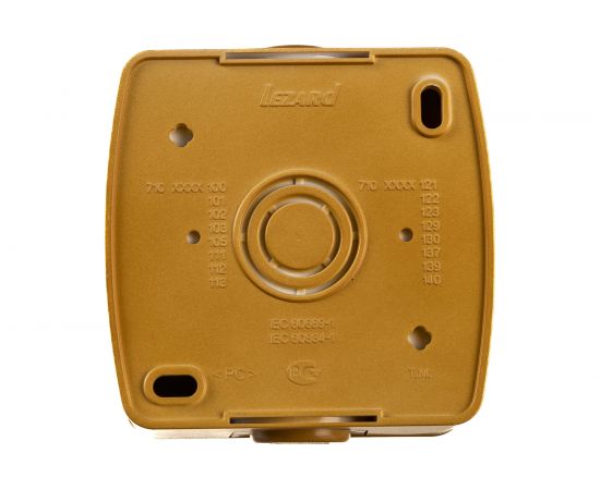 Розетка Lezard NATA с заземлением, с крышкой, керамика, ольха 710-0700-123 – изображение 6