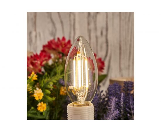 Филаментная диммируемая лампа REXANT Свеча CN35 7.5 Вт 4000K E14 604-088 – изображение 6