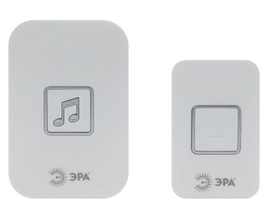 Дверной звонок ЭРА C98 беспроводной, от сети, белый, 60 мелодий Б0054089 – изображение 6