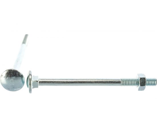 Болт с п.кр. гол. и кв.подголовком, с гайкой ЕВРОПАРТНЕР DIN603 Zn M6х80 8шт. 6 0526 1 