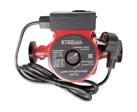 Циркуляционный насос ETERNA Engineering ETERNA RA 25-40 eternara_254 
